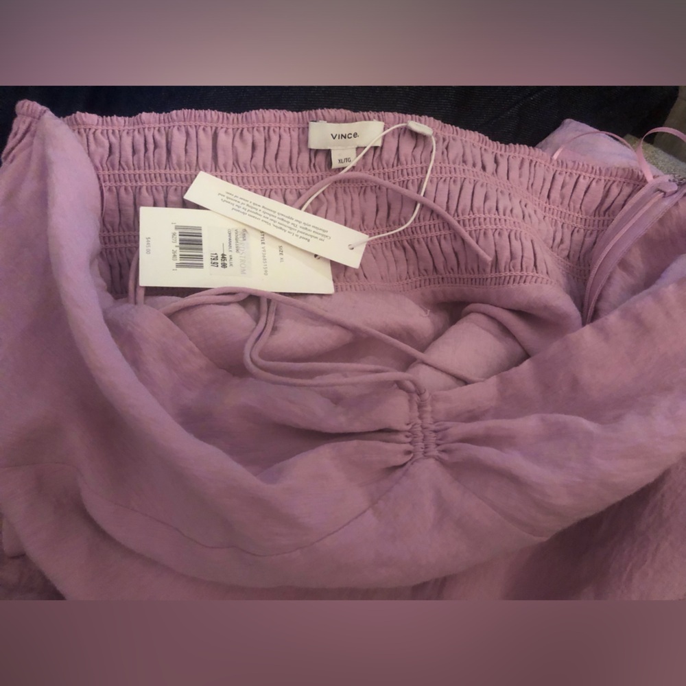 Vince Ruched Halter Neck Dress NWT - Picture 7 of 10